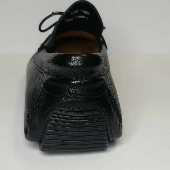 ?️Men classic Black Loafers tie driver NWT main image 6